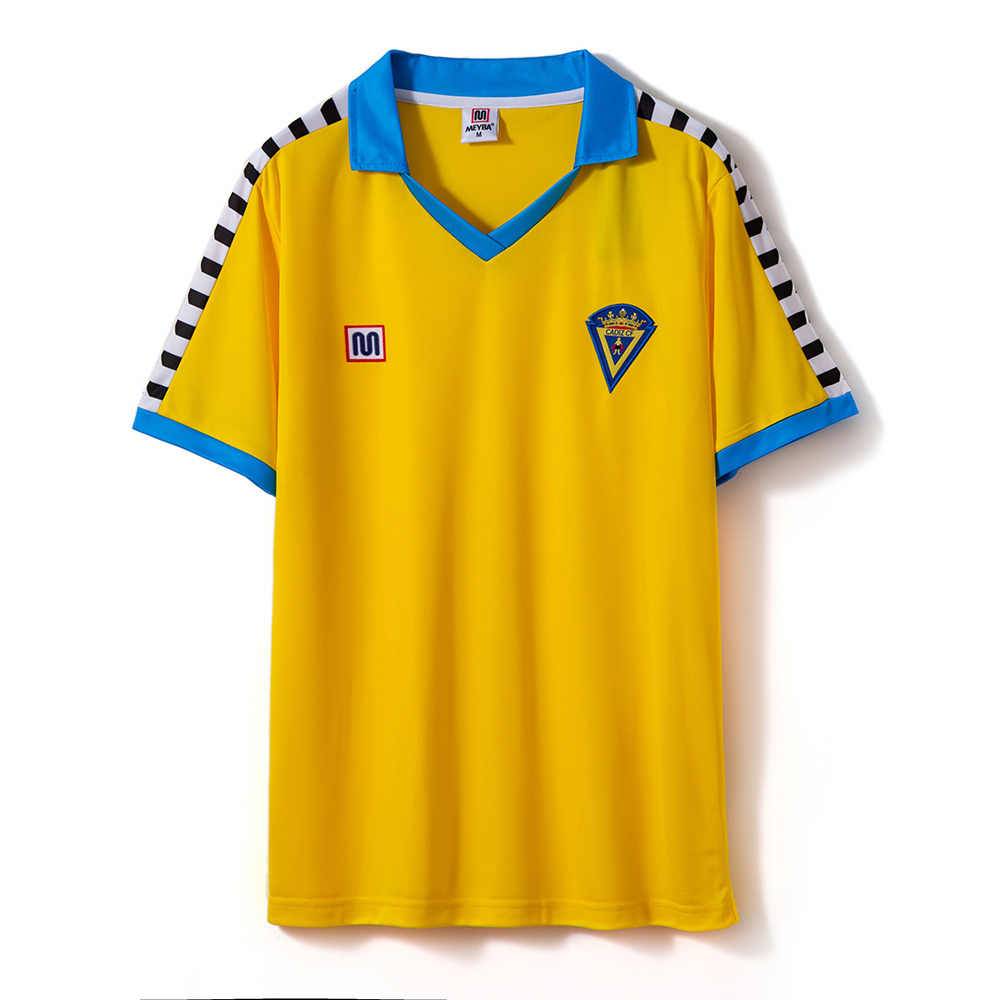 Retro Cádiz CF 1983/84 Home Jersey – Vintage Replica Football Soccer Shirt – Size S–2XL