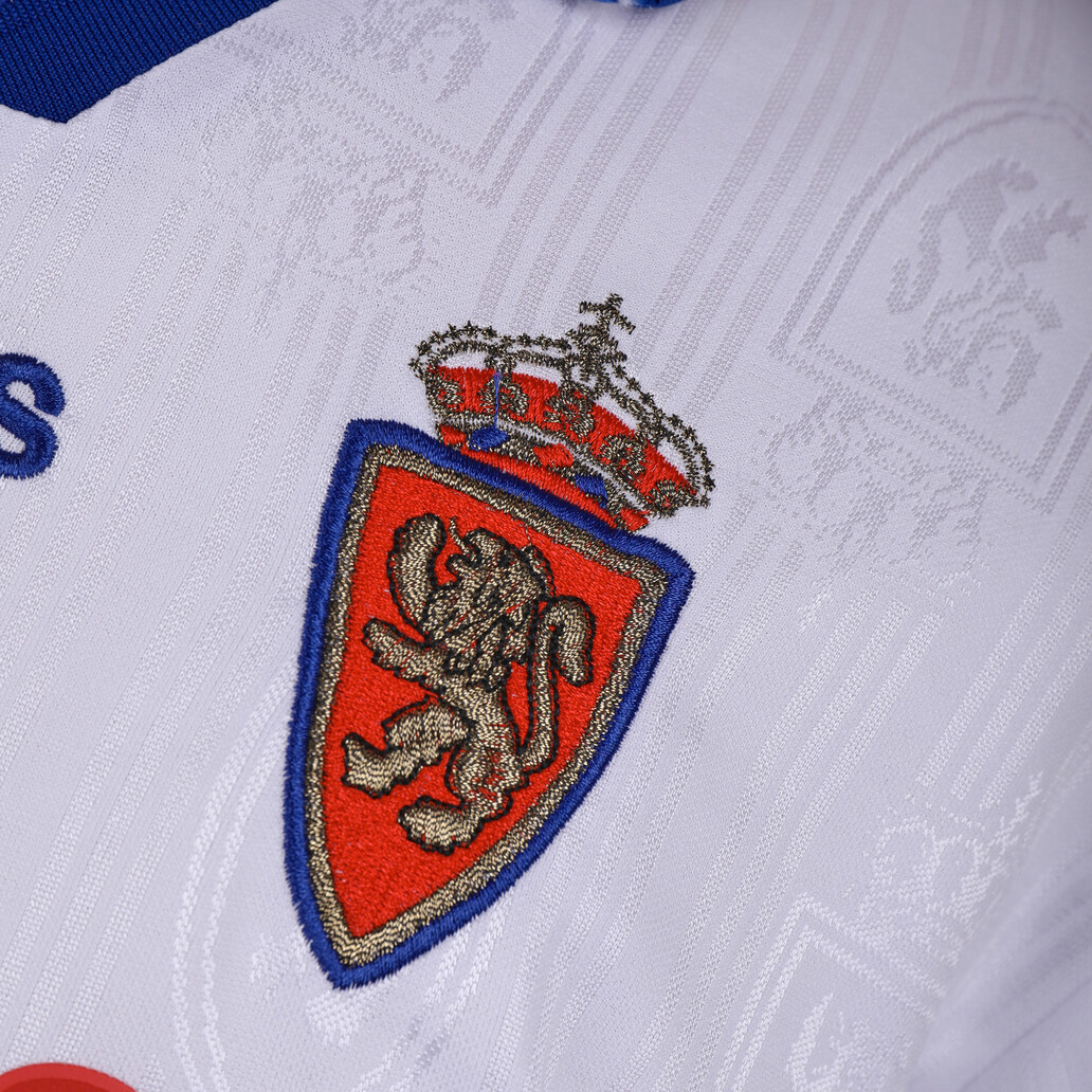 Retro Real Zaragoza 1997/98 Home Jersey – Vintage Replica Football Soccer Shirt – Size S–XXL