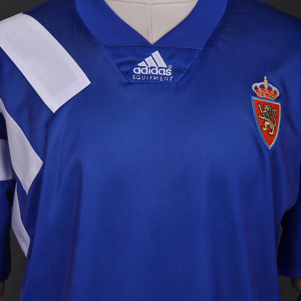 Retro Real Zaragoza 1992/93 Away Jersey – Vintage Replica Football Soccer Shirt – Size S–XXL
