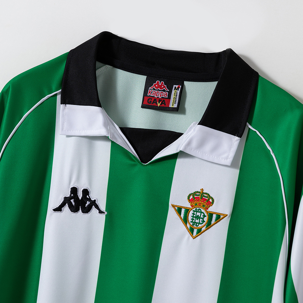 Retro Real Betis 1998/99 Home Jersey – Vintage Replica Football Soccer Shirt – Size S–2XL