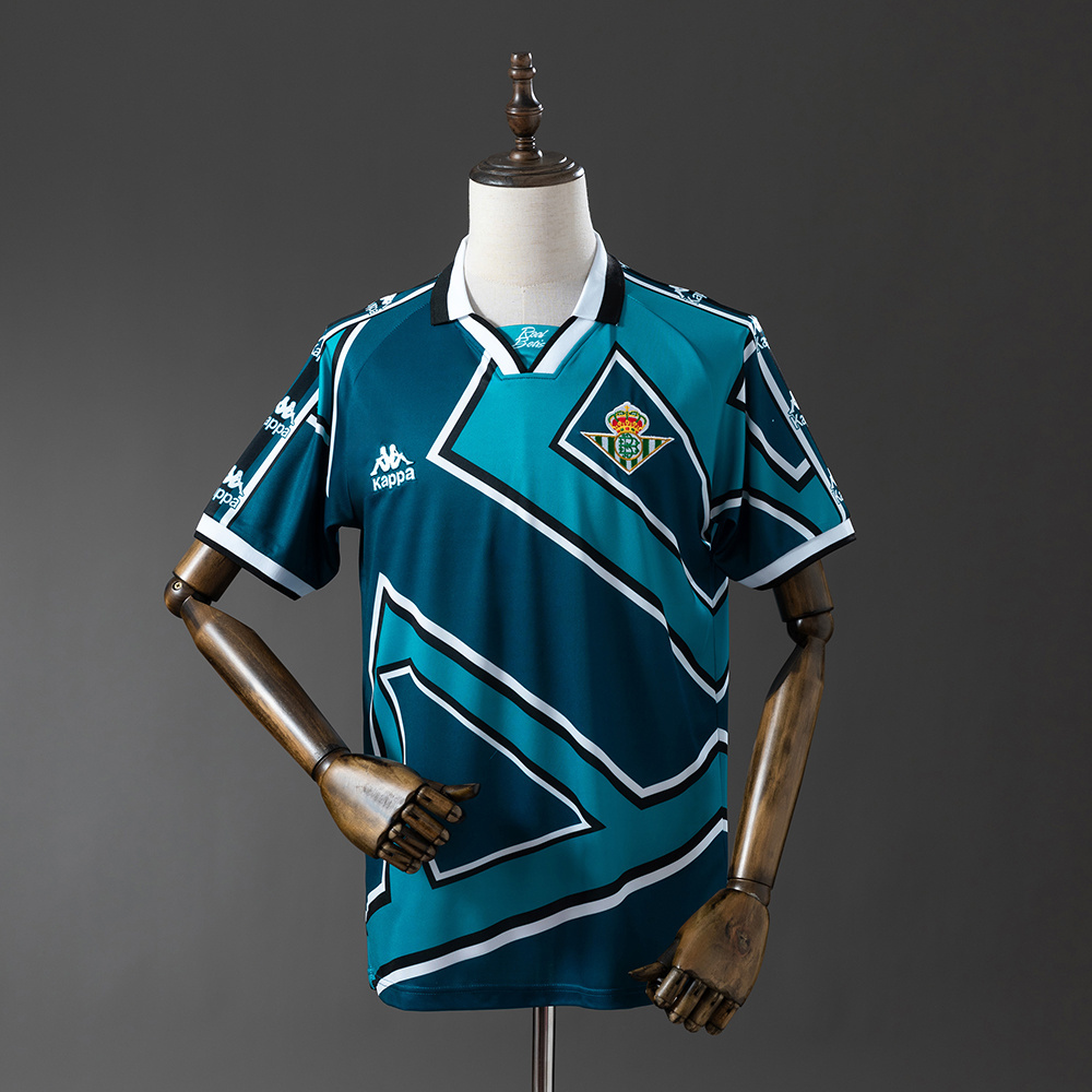 Real Betis 1995/97 Away Retro Jersey – Vintage Replica Football Soccer Shirt – Size S–XXL