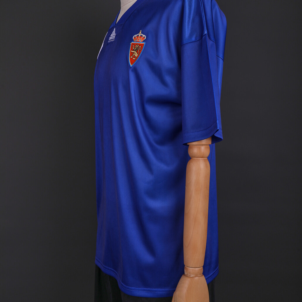 Retro Real Zaragoza 1992/93 Away Jersey – Vintage Replica Football Soccer Shirt – Size S–XXL