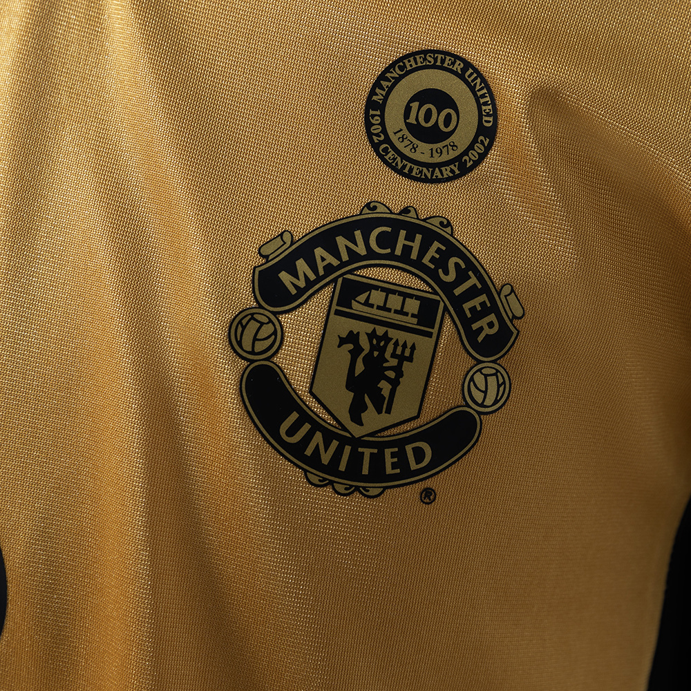 Manchester United 2001/02 Centennial Edition (Reversible) Retro Jersey – Classic Replica Football Soccer Shirt – Size S–XXL