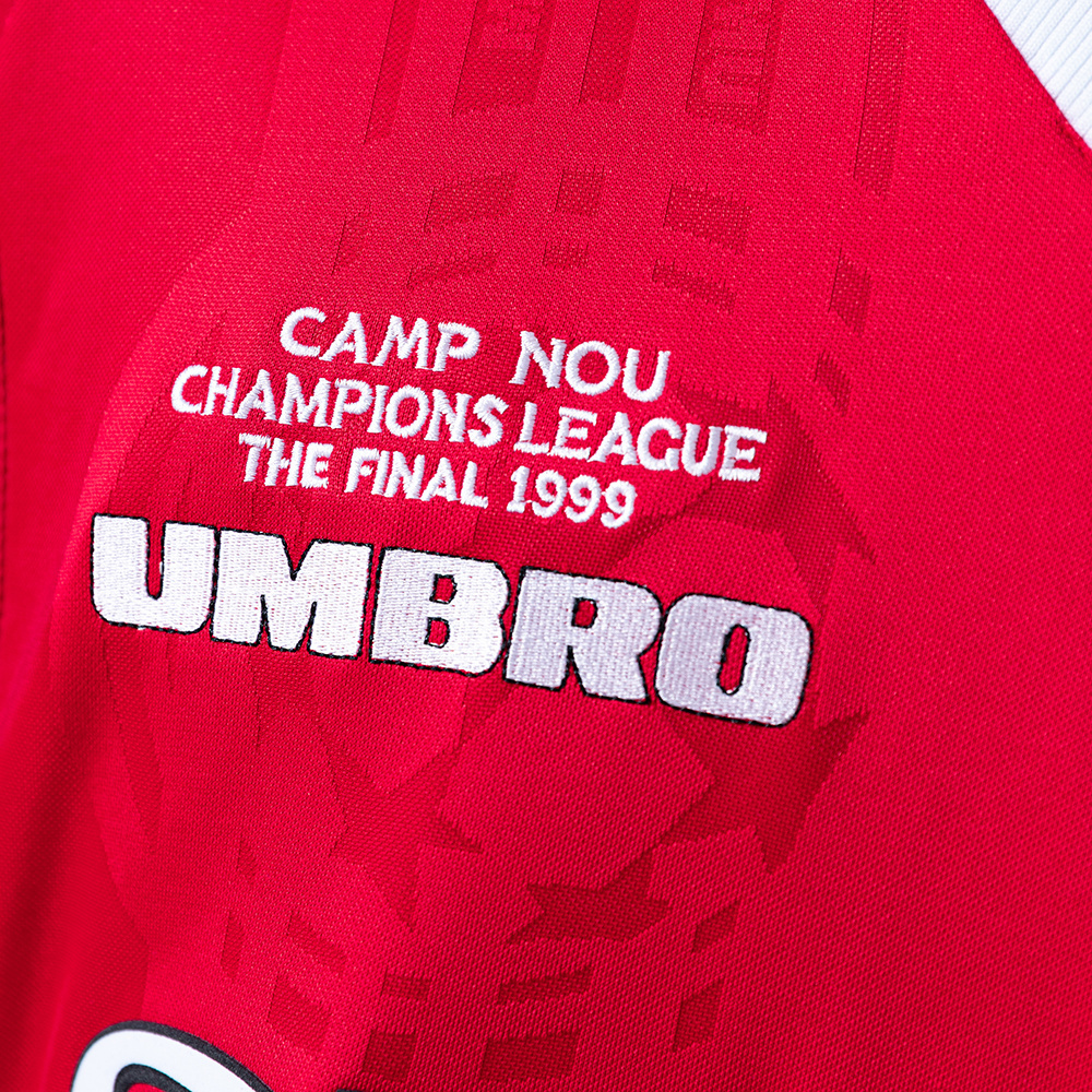 Manchester United 1999/00 Home Long Sleeve Retro Jersey – Classic Replica Football Soccer Shirt – Size S–XXL