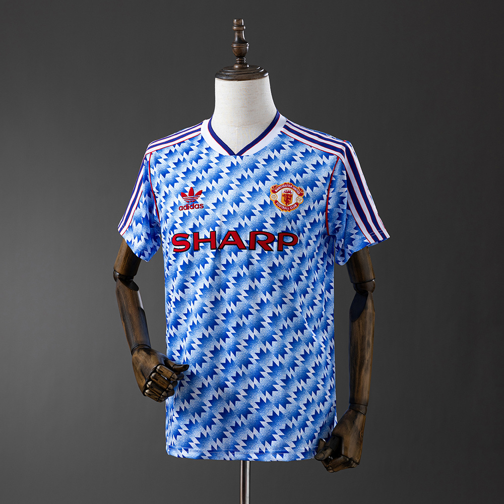 Manchester United 1990/92 Away Retro Jersey – Classic Replica Football Soccer Shirt – Size S–XXL