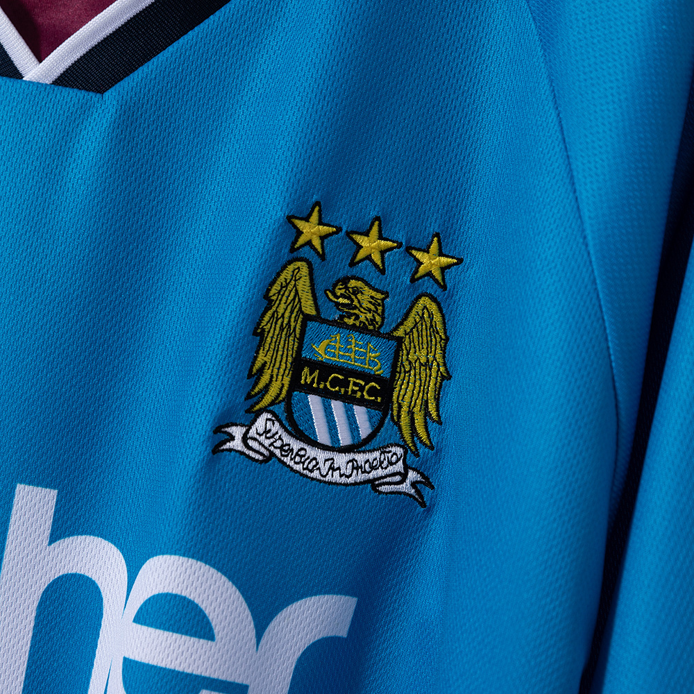 Manchester City 1997/98 Home Retro Jersey – Classic Replica Football Soccer Shirt – Size S–XXL