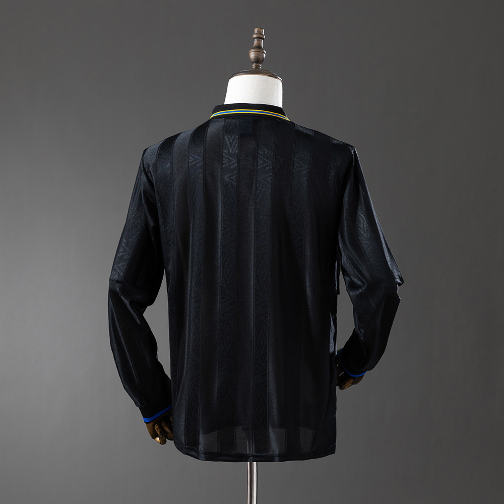 Manchester United 1993/94 Away Long Sleeve Retro Jersey – Classic Replica Football Soccer Shirt – Size S–XXL