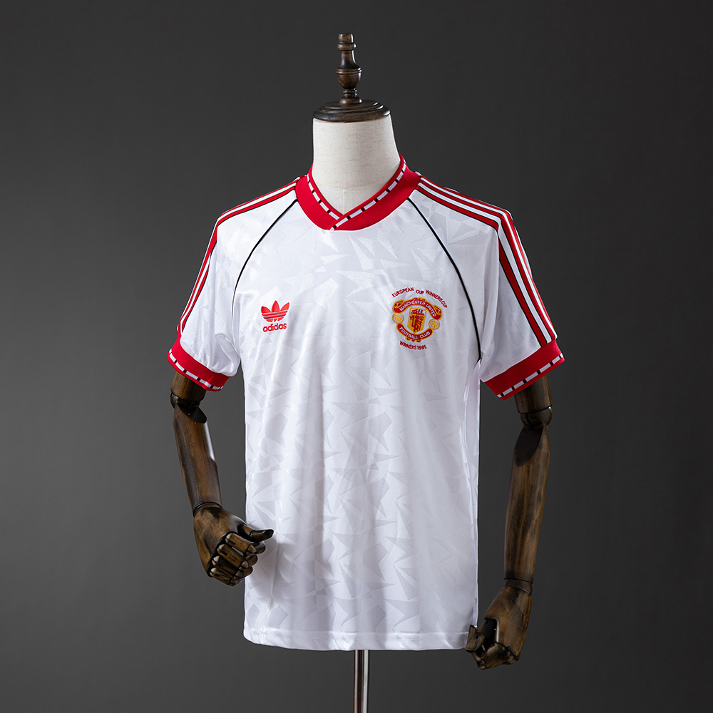 Manchester United 1991 Away Retro Jersey – Classic Replica Football Soccer Shirt – Size S–XXL