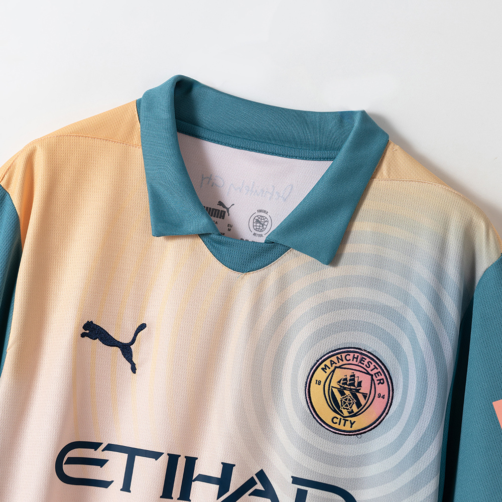 Manchester City 24/25 Fourth Away Jersey – Replica Football Soccer Shirt – Size S–4XL