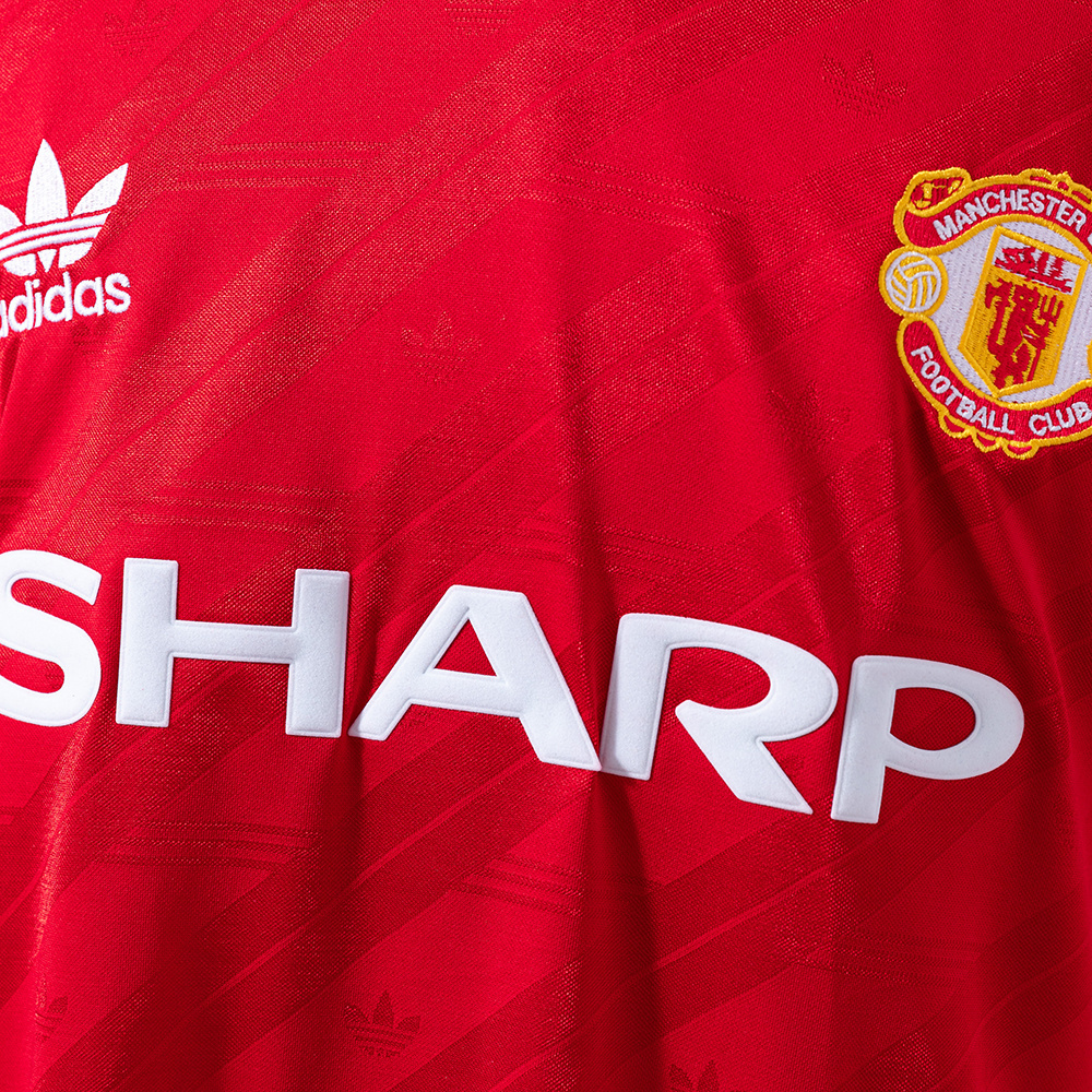 Manchester United 1986/88 Home Long Sleeve Retro Jersey – Classic Replica Football Soccer Shirt – Size S–XXL