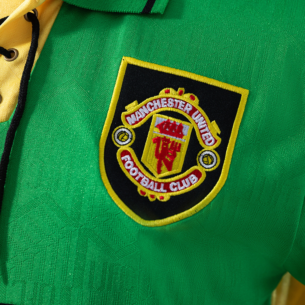 Manchester United 1992/94 Second Away Long Sleeve Retro Jersey – Classic Replica Football Soccer Shirt – Size S–XXL