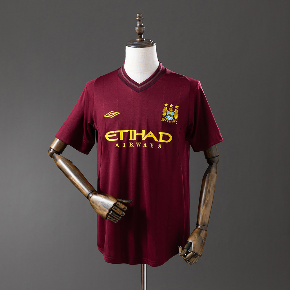Manchester City 2012/13 Away Retro Jersey – Classic Replica Football Soccer Shirt – Size S–XXL