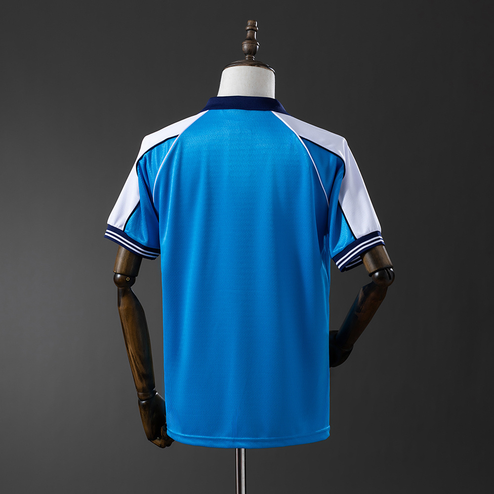 Manchester City 1999/01 Home Retro Jersey – Classic Replica Football Soccer Shirt – Size S–XXL