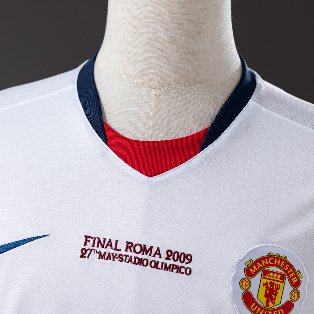 Manchester United 2008/09 Away (Champions League Edition) Retro Jersey – Classic Replica Football Soccer Shirt – Size S–XXL