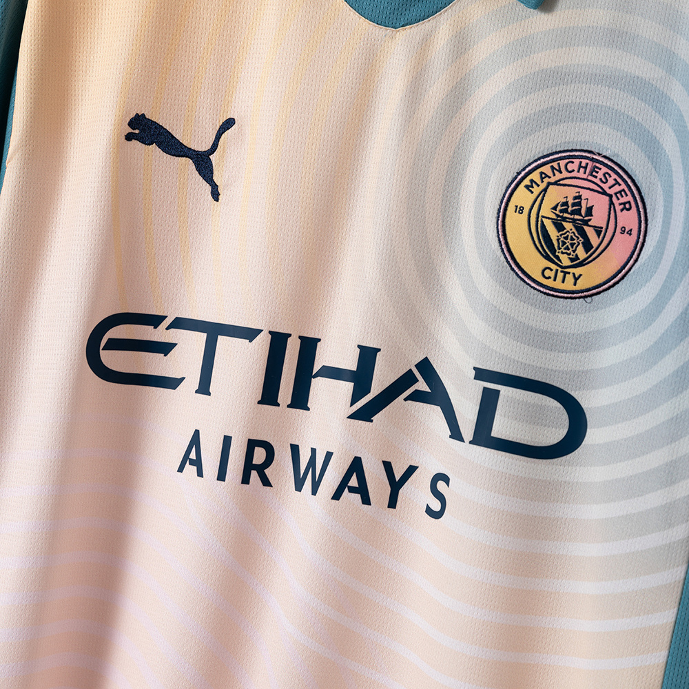 Manchester City 24/25 Fourth Away Jersey – Replica Football Soccer Shirt – Size S–4XL