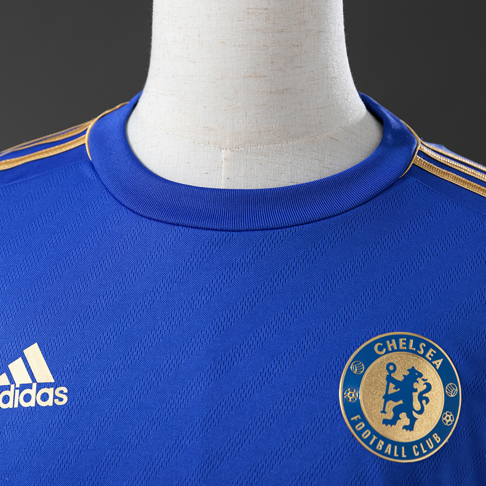 Chelsea 2012/13 Home Long Sleeve Retro Jersey – Classic Replica Football Soccer Shirt – Size S–XXL