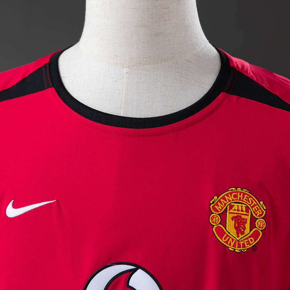 Manchester United 2002/04 Home Retro Jersey – Classic Replica Football Soccer Shirt – Size S–XXL