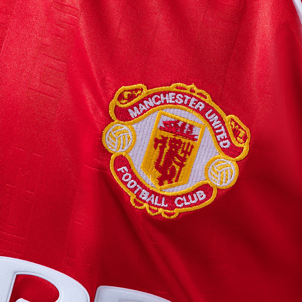 Manchester United 1988/90 Home Retro Jersey – Classic Replica Football Soccer Shirt – Size S–XXL