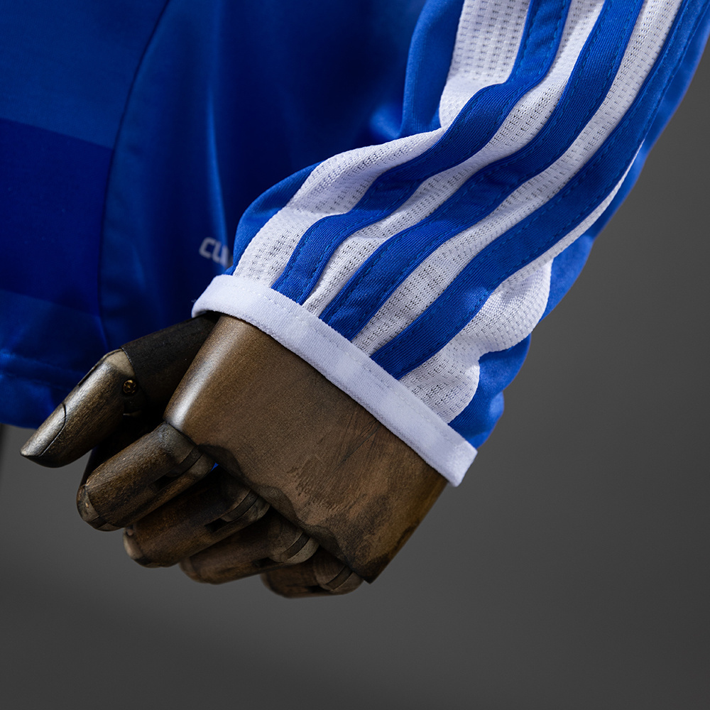 Chelsea 2011/12 Home UEFA Champions League Long Sleeve Retro Jersey – Classic Replica Football Soccer Shirt – Size S–XXL