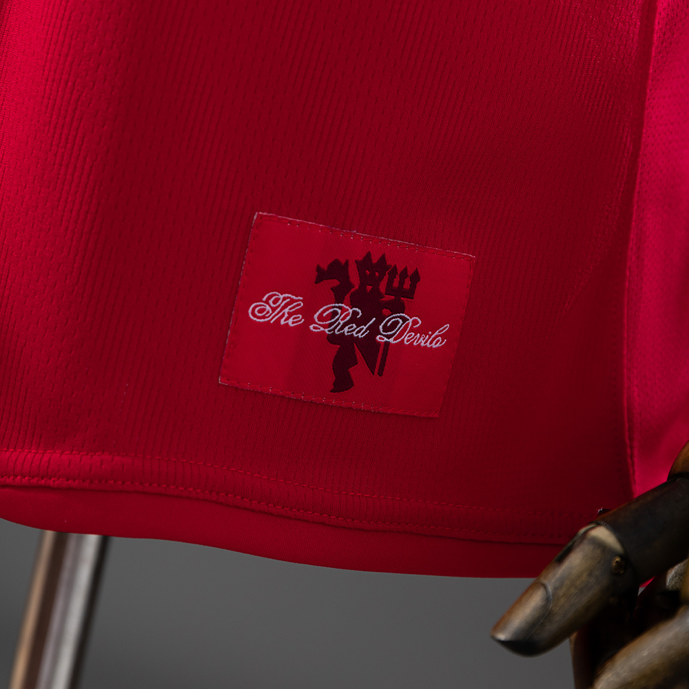 Manchester United 2007/08 Home Champions League Edition (League Edition Optional) Long Sleeve Retro Jersey – Classic Replica Football Soccer Shirt – Size S–XXL