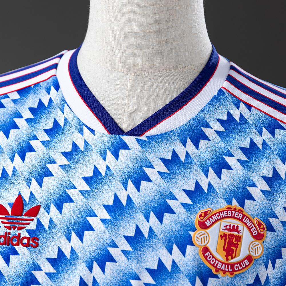 Manchester United 1990/92 Away Long Sleeve Retro Jersey – Classic Replica Football Soccer Shirt – Size S–XXL