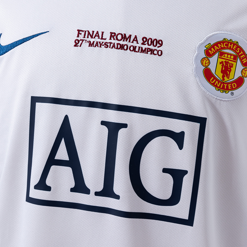 Manchester United 2008/09 Away (Champions League Edition) Retro Jersey – Classic Replica Football Soccer Shirt – Size S–XXL