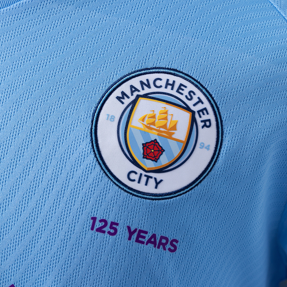 Manchester City 2019/20 Home Retro Jersey – Classic Replica Football Soccer Shirt – Size S–XXL