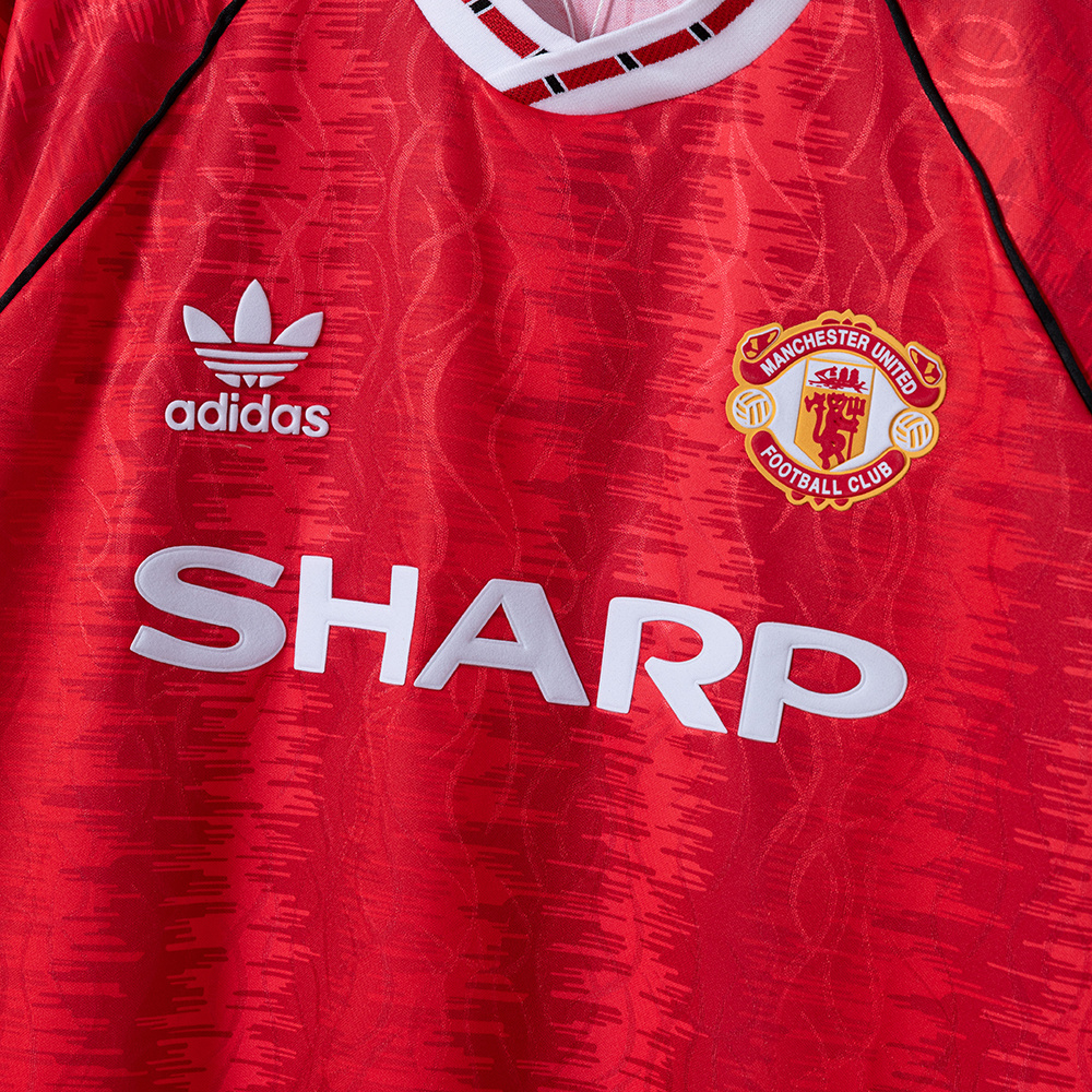 Manchester United 1990/92 Home Retro Jersey – Classic Replica Football Soccer Shirt – Size S–XXL