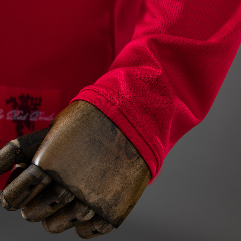 Manchester United 2007/08 Home Champions League Edition (League Edition Optional) Long Sleeve Retro Jersey – Classic Replica Football Soccer Shirt – Size S–XXL