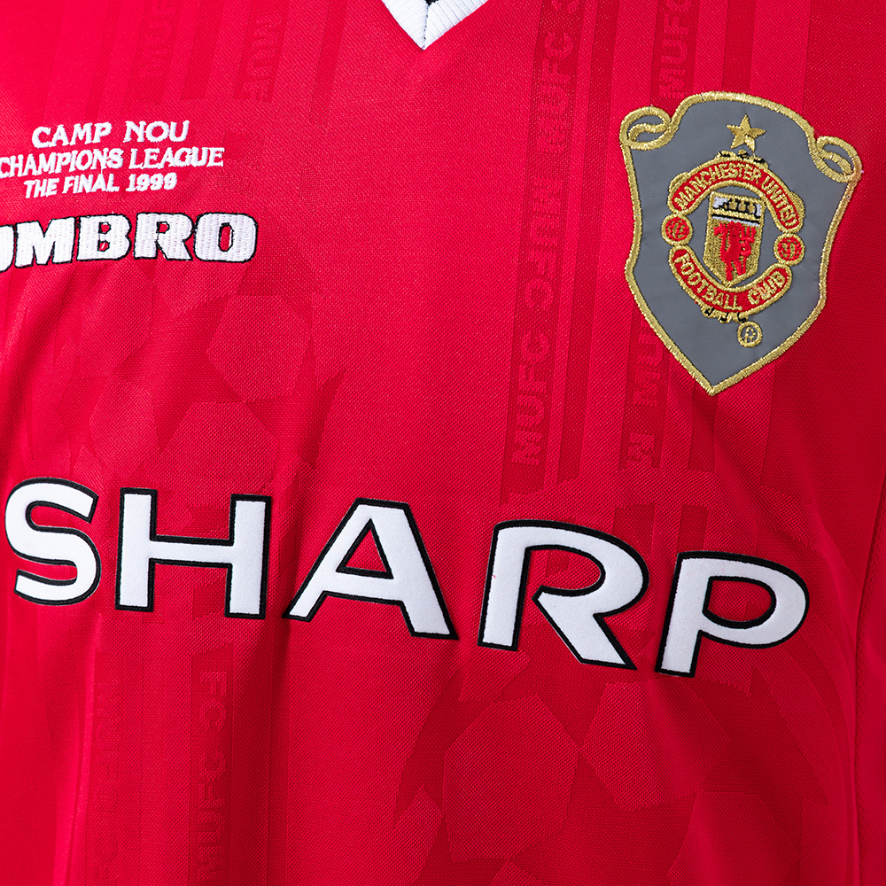 Manchester United 1999/00 Champions League Final Home Retro Jersey – Classic Replica Football Soccer Shirt – Size S–4XL