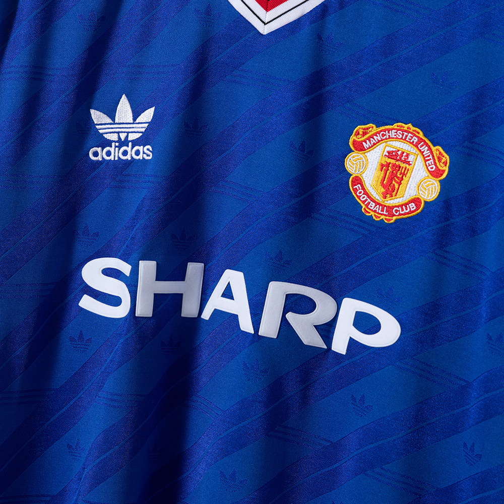 Manchester United 1986/88 Second Away Long Sleeve Retro Jersey – Classic Replica Football Soccer Shirt – Size S–XXL