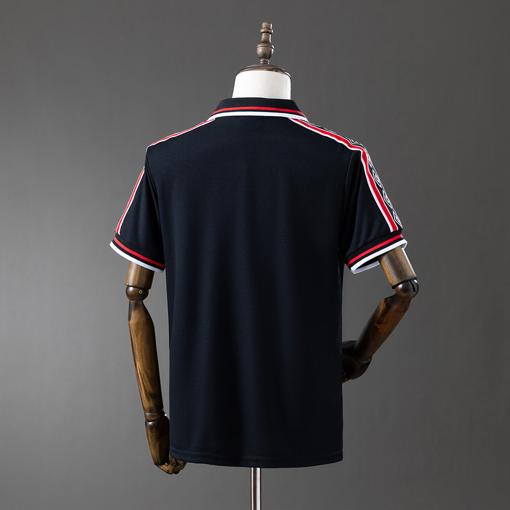 Manchester United 1998/99 Black Retro Jersey – Classic Replica Football Soccer Shirt – Size S–XXL