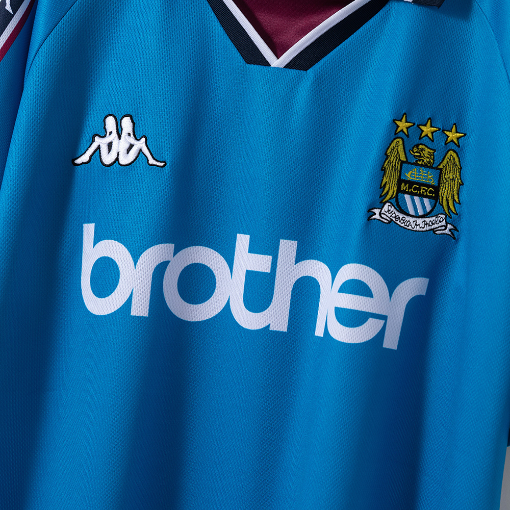 Manchester City 1997/98 Home Retro Jersey – Classic Replica Football Soccer Shirt – Size S–XXL