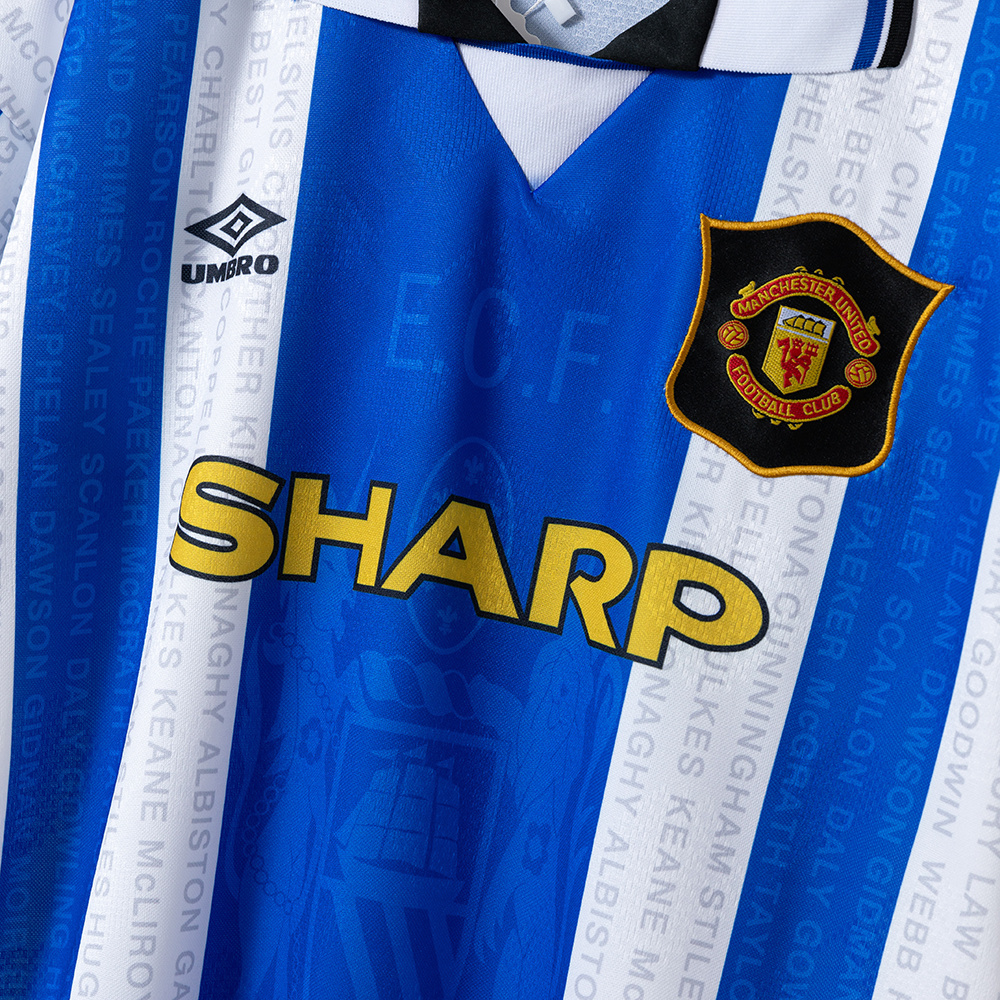 Manchester United 1994/96 Second Away Retro Jersey – Classic Replica Football Soccer Shirt – Size S–XXL
