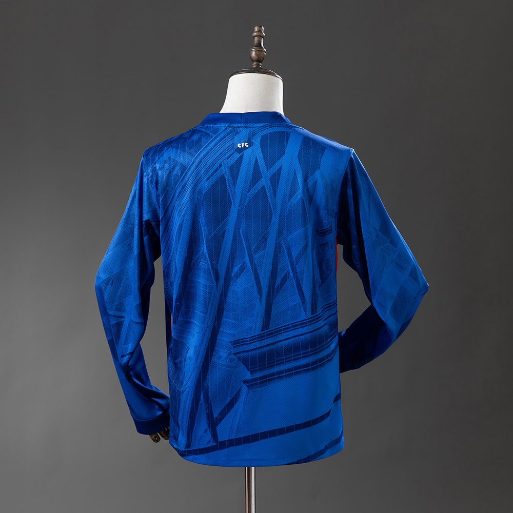 Chelsea 25/26 Home Long Sleeve Jersey – Replica Football Soccer Shirt – Size S–4XL