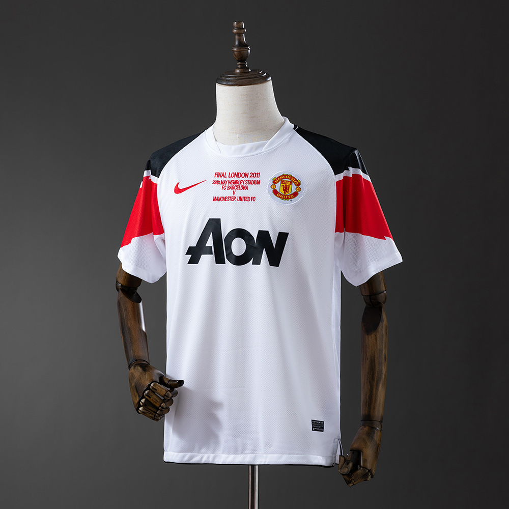 Manchester United 2010/11 Away Retro Jersey – Classic Replica Football Soccer Shirt – Size S–XXL