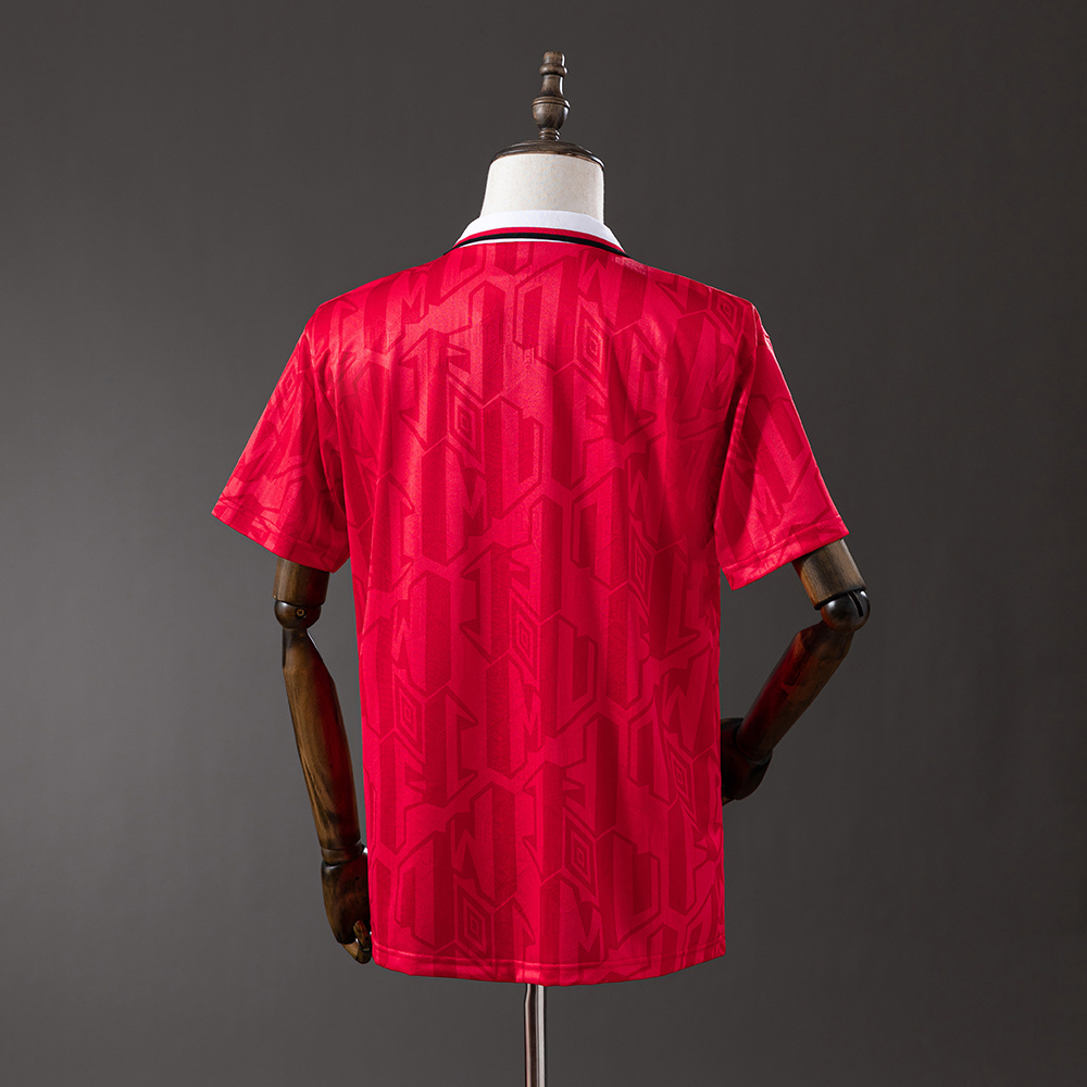 Manchester United 1992/94 Home Retro Jersey – Classic Replica Football Soccer Shirt – Size S–XXL