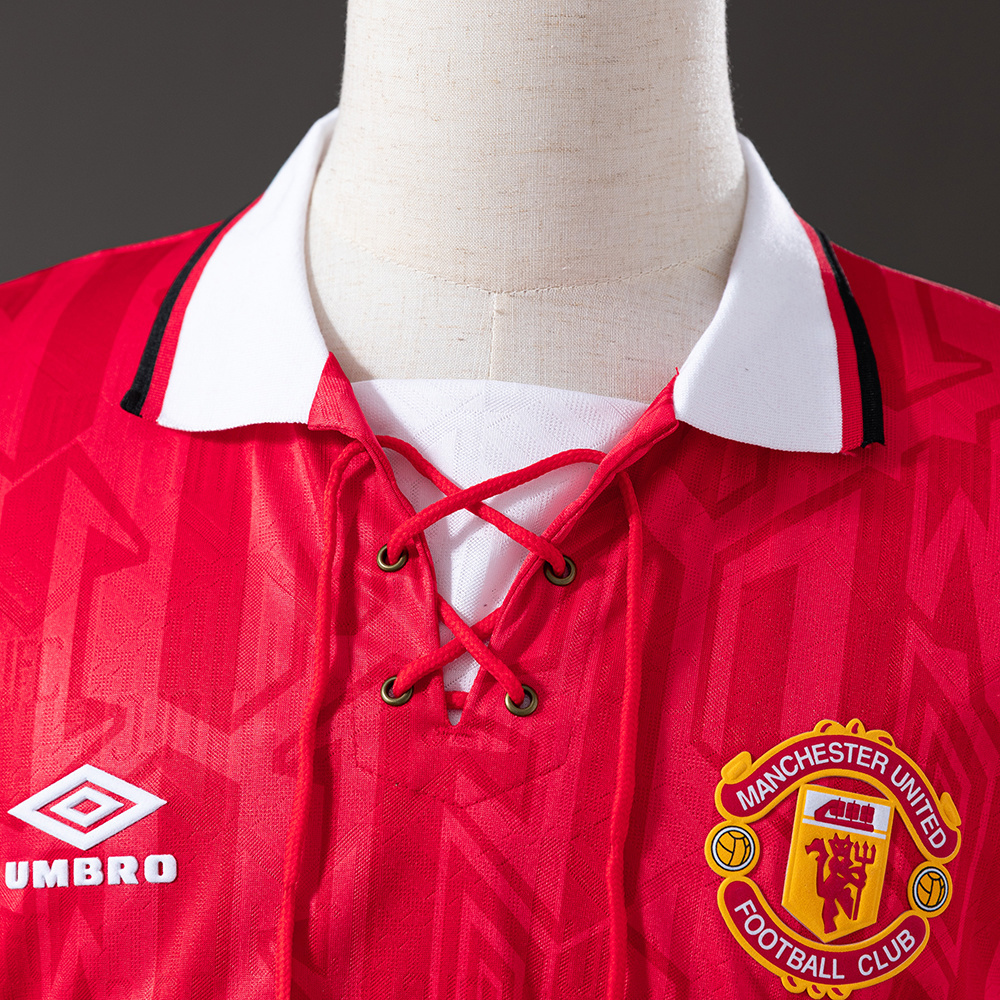 Manchester United 1992/94 Home Retro Jersey – Classic Replica Football Soccer Shirt – Size S–XXL