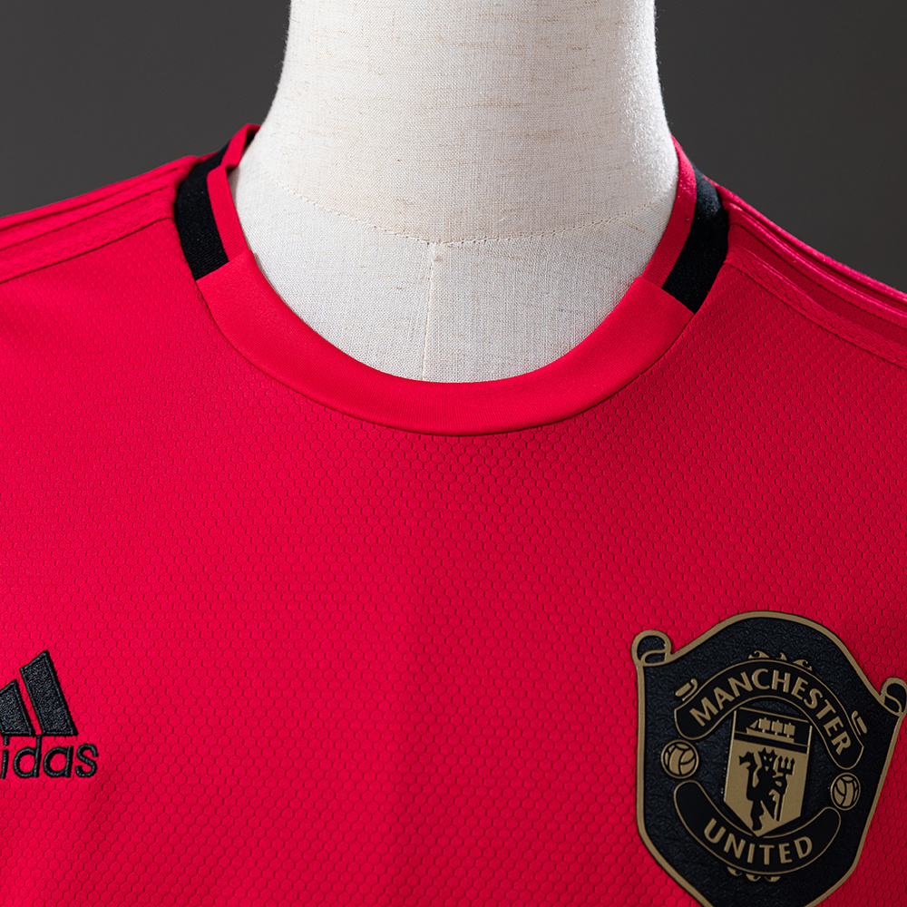 Manchester United 2019/20 Home Retro Jersey – Classic Replica Football Soccer Shirt – Size S–XXL