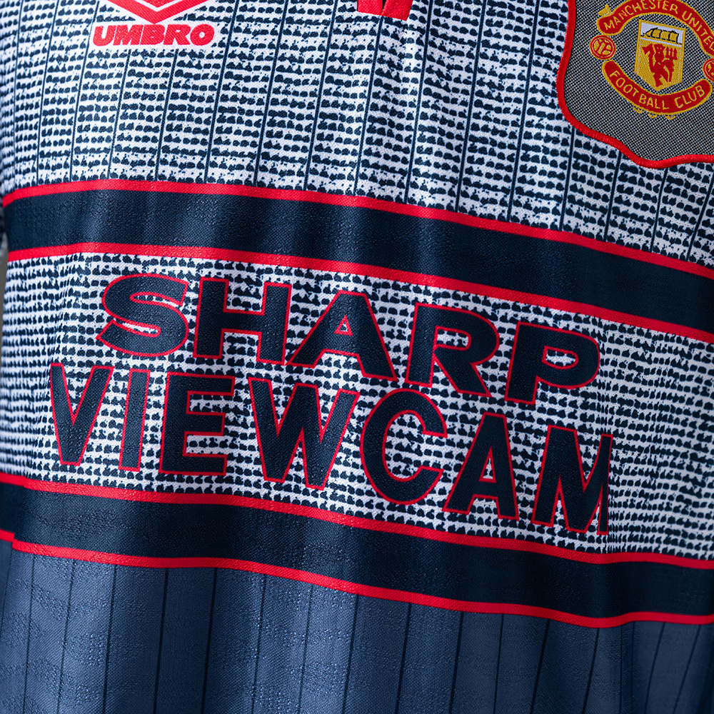 Manchester United 1995/96 Away Retro Jersey – Classic Replica Football Soccer Shirt – Size S–XXL