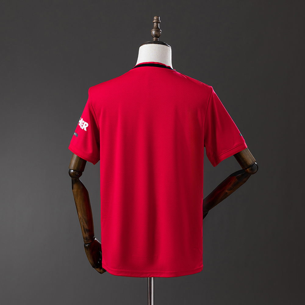 Manchester United 2019/20 Home Retro Jersey – Classic Replica Football Soccer Shirt – Size S–XXL