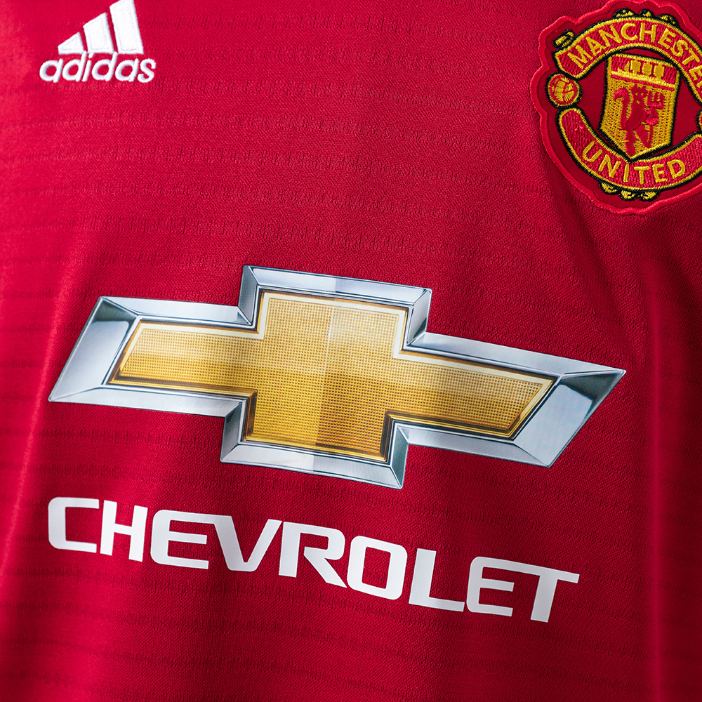 Manchester United 2018/19 Home Retro Jersey – Classic Replica Football Soccer Shirt – Size S–XXL