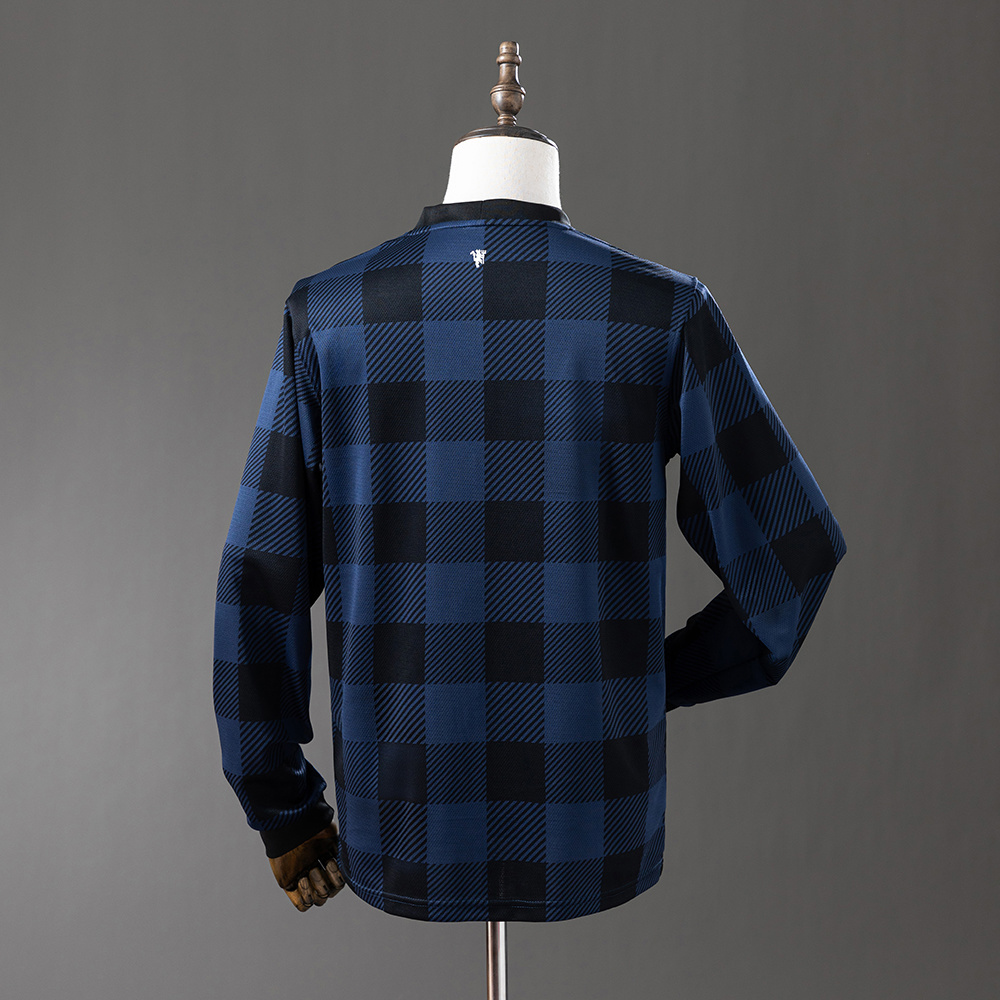 Manchester United 2013/14 Away Long Sleeve Retro Jersey – Classic Replica Football Soccer Shirt – Size S–XXL