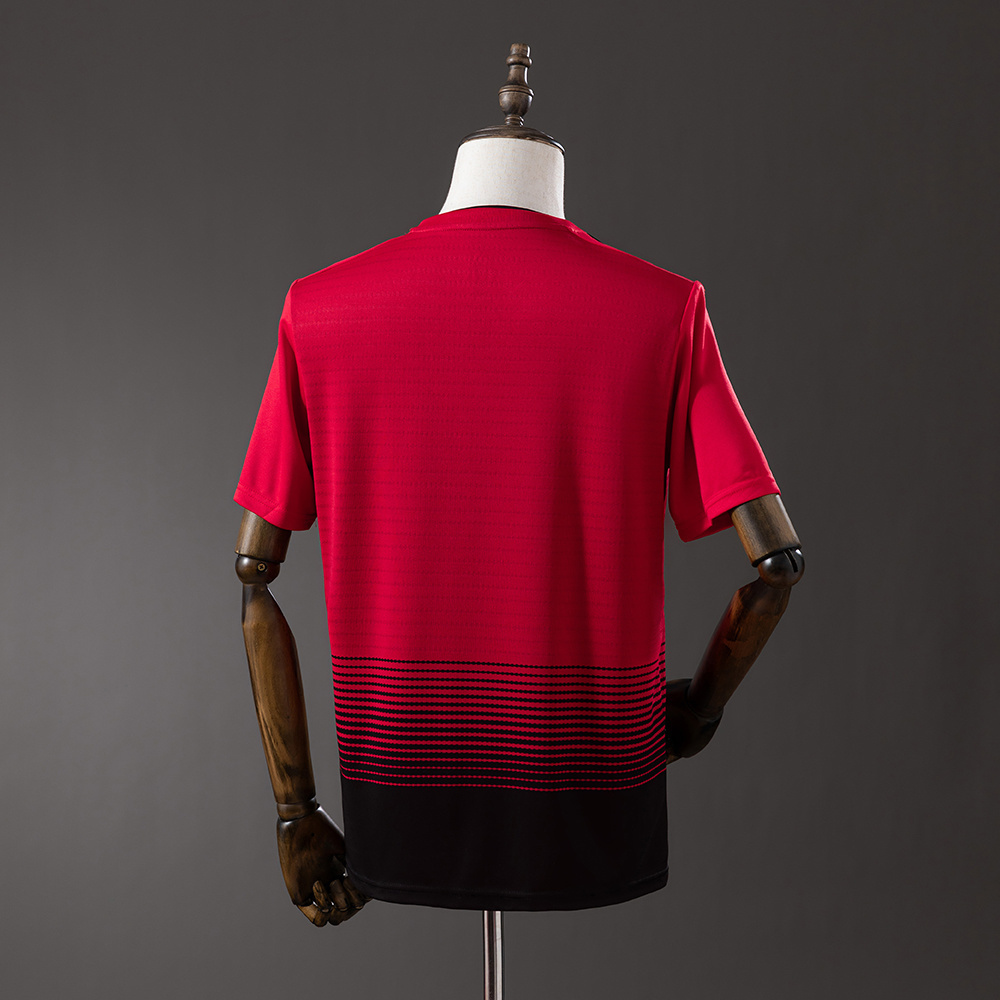 Manchester United 2018/19 Home Retro Jersey – Classic Replica Football Soccer Shirt – Size S–XXL