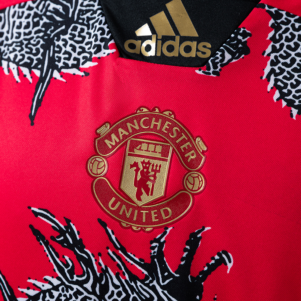 Manchester United 2019/20 Chinese Dragon Special Edition Retro Jersey – Classic Replica Football Soccer Shirt – Size S–XXL