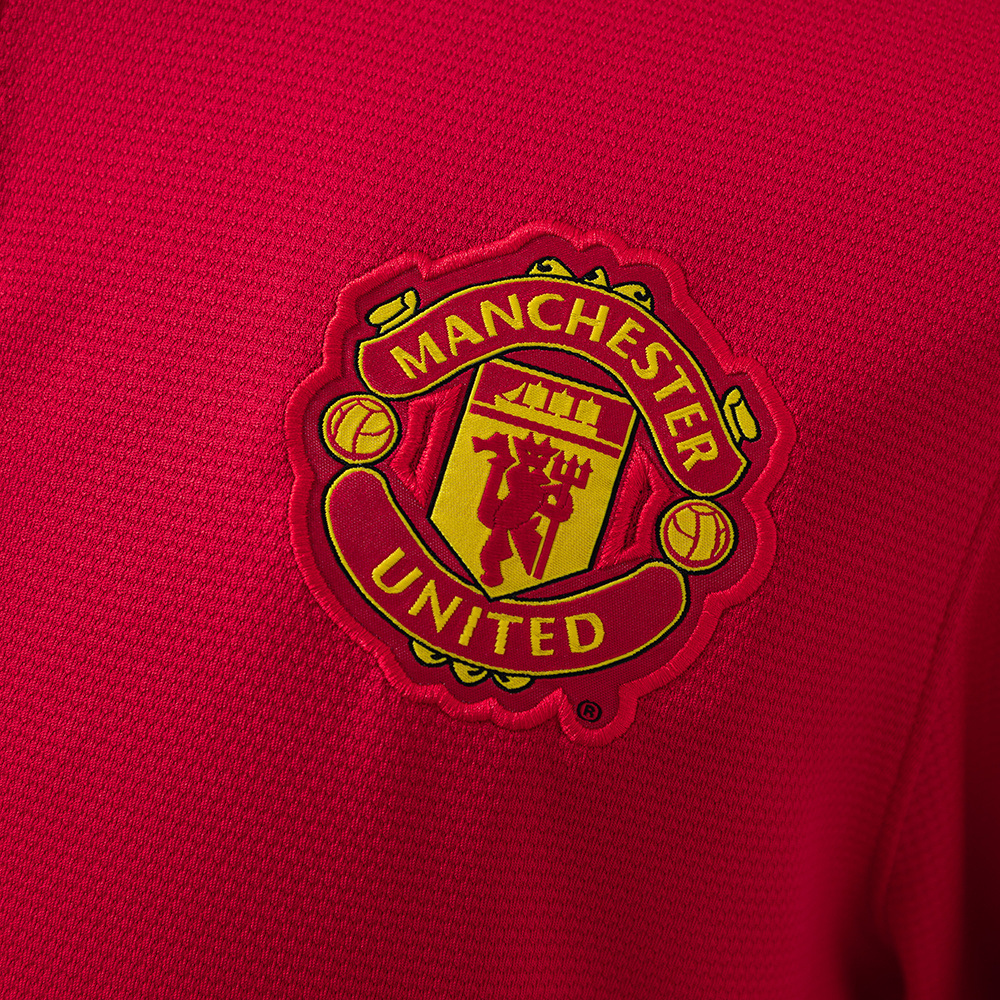 Manchester United 2013/14 Home Long Sleeve Retro Jersey – Classic Replica Football Soccer Shirt – Size S–XXL