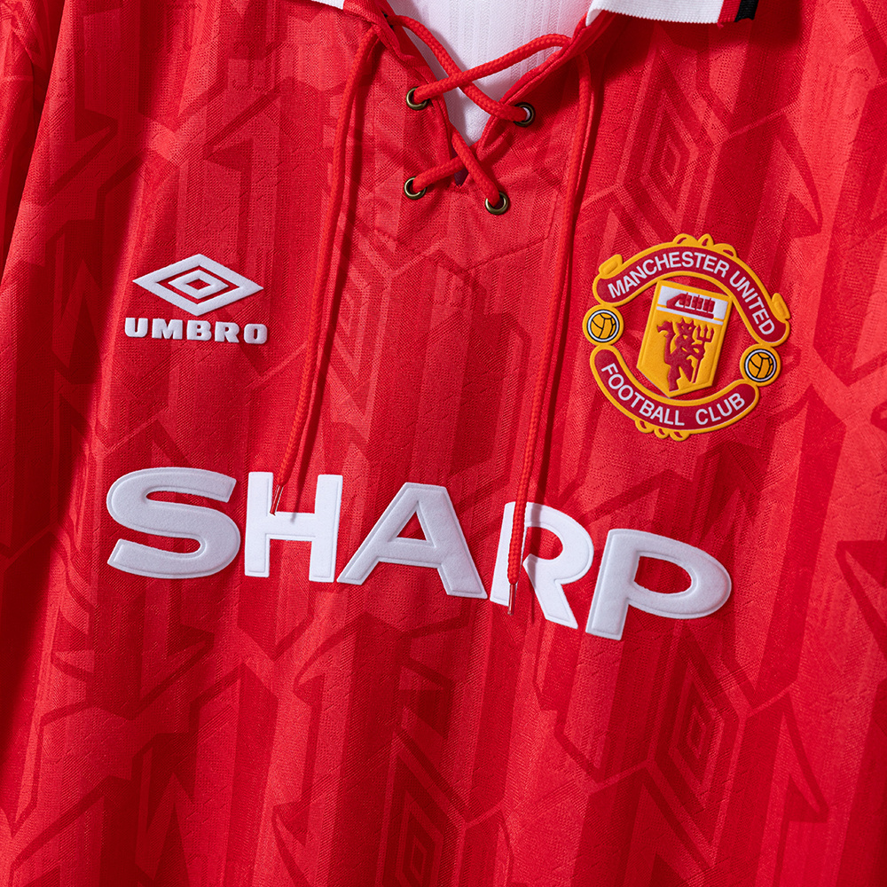 Manchester United 1992/94 Home Retro Jersey – Classic Replica Football Soccer Shirt – Size S–XXL