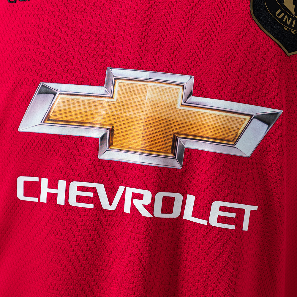 Manchester United 2019/20 Home Long Sleeve Retro Jersey – Classic Replica Football Soccer Shirt – Size S–XXL