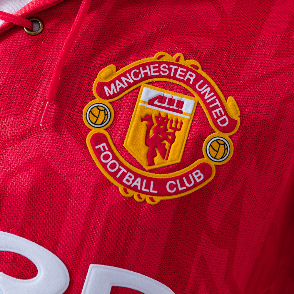 Manchester United 1992/94 Home Long Sleeve Retro Jersey – Classic Replica Football Soccer Shirt – Size S–XXL