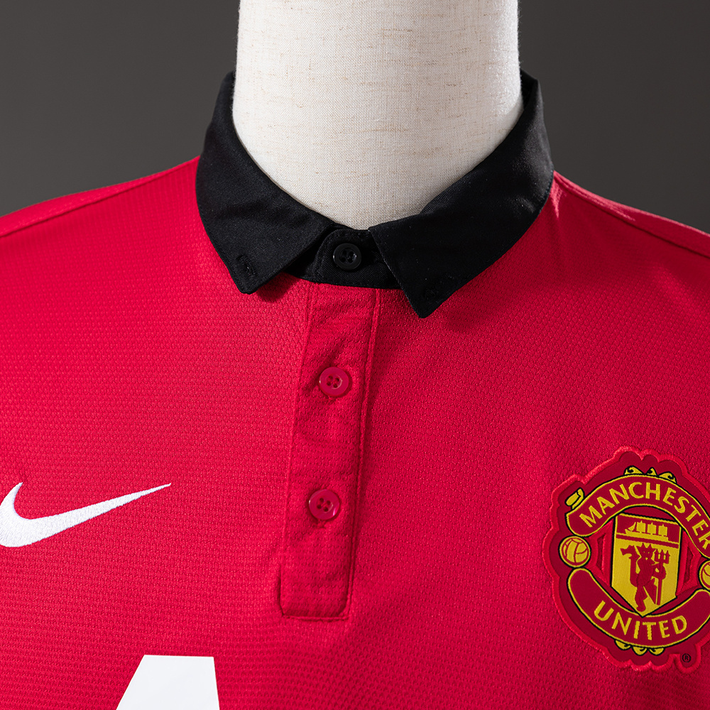 Manchester United 2013/14 Home Retro Jersey – Classic Replica Football Soccer Shirt – Size S–XXL